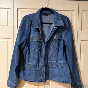 Susan Graver Classic Blue Jean Jacket